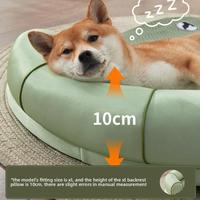 Tapis rafraîchissant en soie glacée pour chiens et chats - Coussin orthopédique antidérapant lavable toute l'année pour animaux de compagnie