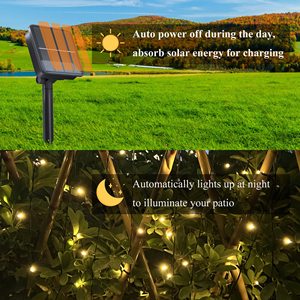 Guirlande lumineuse LED d'extérieur étanche pour fêtes de Noël, décorations de vacances, fil noir vert foncé, guirlande de fêtes d'intérieur - Product Image 5