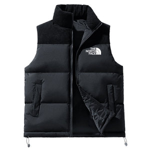 Áo Vest Nam Mùa Thu Đông Cổ Đứng Không Tay Ấm Áp Chống Gió Áo Vest Thời Trang Thể Thao Thường Ngày Áo <span class=keywords><strong>Jack</strong></span> - Product Image 3