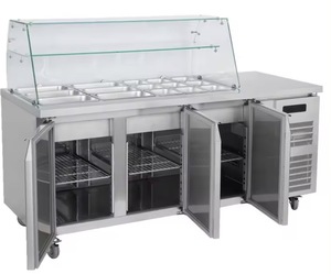 Refrigerador y Congelador Comercial para Hoteles y Restaurantes, de Acero Inoxidable de Alta Resistencia, Doble Temperatura, Enfriamiento por Aire, 1.8L2 Re - Product Image 3