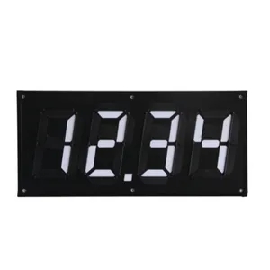 نوع قلاب مغناطيسي لافتة رقمية لسعر النفط شاشة عرض ليد 7 أرقام من أقسام كبيرة من أقسام ليد