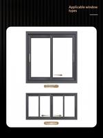 Abreventanas Eléctrico de Aleación de Aluminio, Moderno, Inteligente, Automático, para Ventanas Corredizas Izquierda-Derecha, 24V/220V
