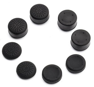 Kit de boutons en silicone pour manette <span class=keywords><strong>PS4</strong></span> 8 pièces Gamepap rehausser les capuchons de protection de la poignée du pouce - Product Image 1