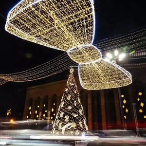 Décoration de Noël en forme de nœud lumineux 3D de grande taille, classée IP65 <span class=keywords><strong>pour</strong></span> l'éclairage extérieur commercial, les mariages, les maisons et les paysages - Product Image 2