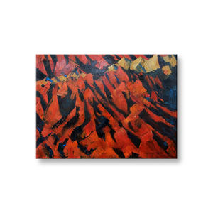 Pittura a olio fatta a mano di arte astratta della parete dei facce miste per la decorazione domestica - Product Image 5