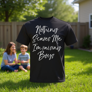 Nada me asusta, estoy criando a unos niños, camiseta, regalo del día de la madre para mamá - Product Image 3