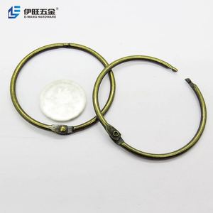 YIWANG Bronze Metal Loose Leaf Binding <b>Ring</b> 2 Inch Book <b>Rings</b> for Notebook Binding - Product Image 2