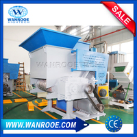 Déchiqueteuse hydraulique pour déchets de nylon, gros morceaux de plastique, conteneurs et barils – Machine de recyclage