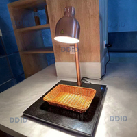Lampe chauffante infrarouge électrique à tête unique pour buffet et maintien au chaud des aliments, équipement hôtelier et de restauration