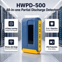 Testeur de décharge partielle portable HWPD-500 sous Android avec analyse FFT de cartographie PRPS PRPD pour la surveillance des câbles électriques (vente en gros)