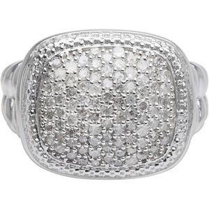 แหวนแต่งงานเพชร 0.87 กะรัต ทรงกลม สี J-K เงินแท้ 925 สำหรับผู้หญิง - Product Image 2
