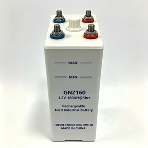 160AH IEC60623แบตเตอรี่แบบชาร์จไฟได้สำหรับ UPS GNZ160 KPM160แบตเตอรี่อัลคาไลน์นิกเกิลแคดเมียมขนาดกลาง1.2V - Product Image 1
