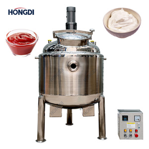 Machine de mélange de liquides en acier inoxydable personnalisable avec moteur et engrenage, grande capacité 100L pour vinaigrette et beurre - Product Image 1