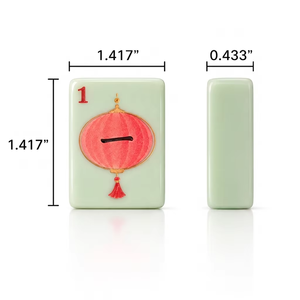 Juego de Mahjong Americano Panda Personalizado de Primera Calidad con 160 Fichas, Juego de Mahjong de Acrílico Transparente de Lujo Grabado para Adultos - Product Image 2