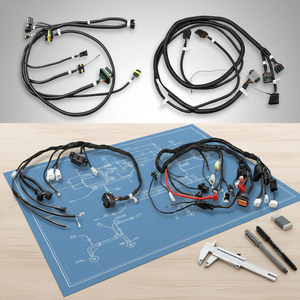 Bedradingssysteem OEM Auto Bedradingssysteem Auto Motor Bedradingssysteem Geschikt voor Diverse Machines JST Mannelijke & Vrouwelijke Bedradingssysteem - Product Image 1