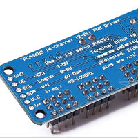 PCA9685 16-Channel PWM Motor Servo Driver 12-Bit IIC modul antarmuka Power Driver Shield modul dijual
