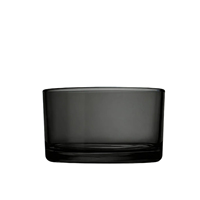 Nouveau produit : Pot à bougie en verre noir large et rond, résistant à la chaleur, pour bougies de 12 oz et 14 oz