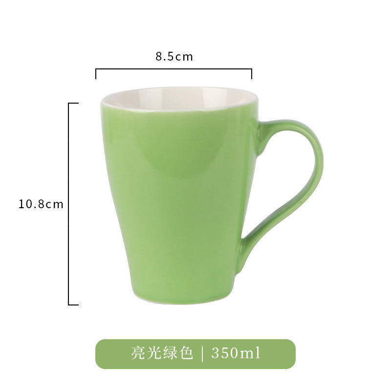 ถ้วยแตงโมสีเขียวมันเงา