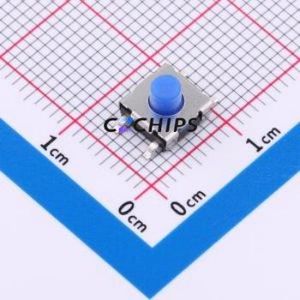 K2-1156SP-F5SW-05 Tactile Switch SMD Switch Single Pole Single Throw Round Button 2.5N Vertical Mount - Product Image 1