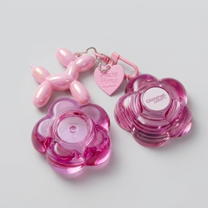 Pot <span class=keywords><strong>de</strong></span> <span class=keywords><strong>gloss</strong></span> à lèvres mini portable 10g, design floral 3D rose, style TikTok, esthétique pétale, pour voyage - Product Image 2