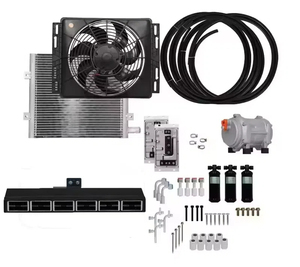Climatiseur de stationnement 12V 24V DC puissant et à refroidissement rapide pour camion, caravane et voiture, kit AC à faible bruit, adaptable universellement - Product Image 3