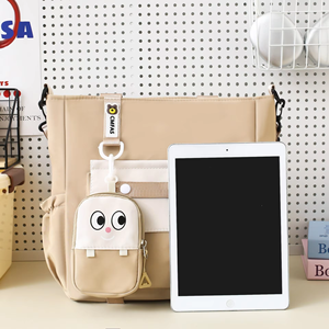 Sac d'art à une épaule pour étudiant Sac de rangement étanche pour <span class=keywords><strong>livre</strong></span> d'étudiant avec sac de <span class=keywords><strong>livre</strong></span> de classe de tutorat - Product Image 6