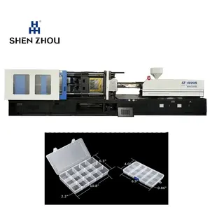 Automatic 36 Grid Compartments Clear Plastic Organizer Box Bead Storage Containers Injection Molding Machine