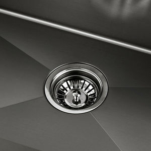 <span class=keywords><strong>Lavello</strong></span> da <span class=keywords><strong>Cucina</strong></span> <span class=keywords><strong>Doppio</strong></span> Fatto a Mano in Acciaio Inox Nero Moderno con Portacoltelli per Bar e Hotel - Product Image 2