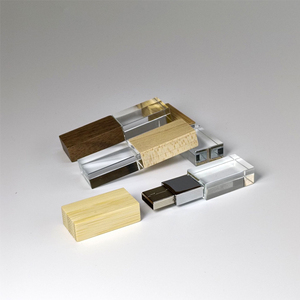 Tinh thể bằng gỗ USB Flash Drive U đĩa <span class=keywords><strong>Memory</strong></span> Stick <span class=keywords><strong>4GB</strong></span> 8GB 16GB 32GB 64GB món quà cưới Pendrive - Product Image 2