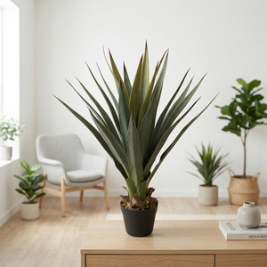 Planta Artificial de Yucca en Maceta, Sisal Artificial, Árbol de Yucca <span class=keywords><strong>Falso</strong></span>, Planta Artificial en Maceta, <span class=keywords><strong>Agave</strong></span> Grande - Product Image 1