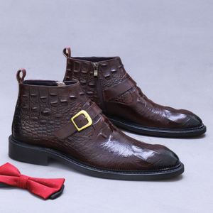 Chaussures en cuir de luxe haut de gamme pour hommes, chaussures de mariage et de bureau en cuir véritable, respirantes, imperméables, en maille, légères pour l'été - Product Image 1