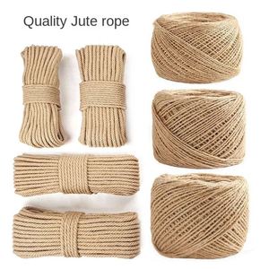2mm 100 yards mỗi cuộn màu sắc tự nhiên số lượng lớn đay twine, đay twine chuỗi 3 ply đay dây, đay dây twine cho Diy Craft - Product Image 2