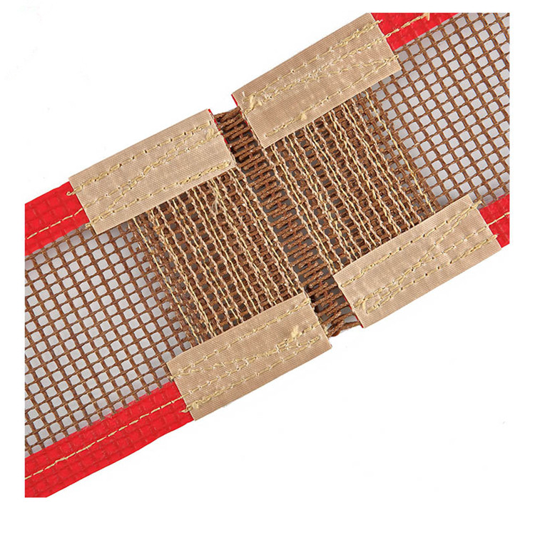 Термостойкие соединением закругленной формы бесконечные PTFE руководство сетка конвейерной ленты