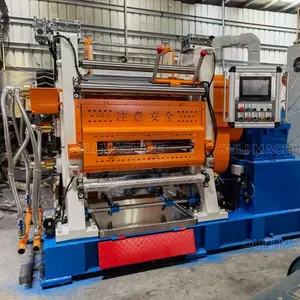 Top safety Three rolls calender machine, Rubber calender mill, Rubber sheet calendering line