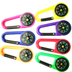 Brújula <span class=keywords><strong>de</strong></span> <span class=keywords><strong>escalada</strong></span> al aire libre mosquetón auto bloqueo mosquetón Clip gancho llavero para viaje <span class=keywords><strong>de</strong></span> senderismo - Product Image 6