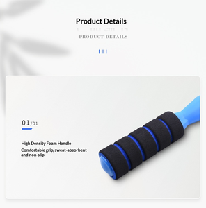 <span class=keywords><strong>Corde</strong></span> à <span class=keywords><strong>sauter</strong></span> bleue professionnelle <span class=keywords><strong>pour</strong></span> fitness, brûle-graisses, perte de poids, sport, adulte, poignée en plastique - Product Image 5