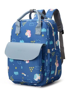 Mochila Pañalera Impermeable de Viaje con Estampado de Dibujos Animados de Animales, Grande y de Calidad, para Mamás y Bebés - Product Image 2