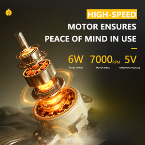 Kemei Km-1693 Tagliacapelli Elettrico di Qualità con 1200mAh, 7000RPM, 4 Colori, 6W, 5 Voltaggi, Controllo Velocità, Funzionale per <span class=keywords><strong>Barba</strong></span>, OEM - Product Image 4