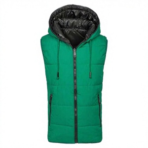 Chaleco Acolchado de Invierno con Logotipo Personalizado, Sin Mangas, Transpirable, con Cierre, Talla Grande para Hombre - Product Image 2