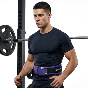 Cinturón de Neopreno de Compresión Antideslizante de 6 Pulgadas de Ancho para Soporte Lumbar en Levantamiento de Pesas, de Alta Resistencia para Entrenamiento Físico en Gimnasio - Product Image 1