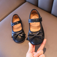 Chaussures Mary Jane pour enfants en PU avec logo personnalisé 2026, chaussures exquises pour bébé fille