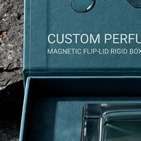 Boîte cadeau parfumée verte personnalisée et boîte magnétique pour parfum avec boîte en papier pour collection de parfums et boîte d'emballage pour parfum