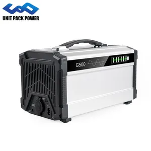 portable energy storage battery 460wh 500w portable power stations for outdoor camping with high efficiency