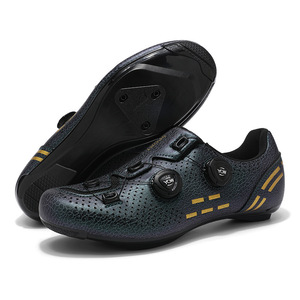 Nouvelles chaussures de cyclisme respirantes perforées <span class=keywords><strong>pour</strong></span> route et <span class=keywords><strong>VTT</strong></span>, unisexe, avec système de fixation sans clip, <span class=keywords><strong>pour</strong></span> la course - Product Image 5