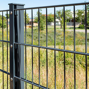 Valla de Alambre Doble Cort con Recubrimiento en Polvo, Valla Soldada con Postes para Jardín Exterior, Diseño Personalizado - Product Image 1