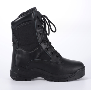 Botas de Combate TST30 para Hombre, de Cuero Negro, para 3 Estaciones: Invierno, Otoño y Primavera - Product Image 4