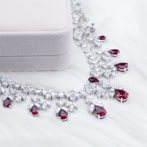 Necklace Jewelry MSN-748 Necklace Lab Grown Diamond Luxury Necklace - Product Image 1