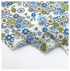 Tissu en coton floral imprimé pigmenté <span class=keywords><strong>Tana</strong></span>, tissu en coton floral pour robe, personnalisé, 100% coton, chemise en popeline, tissu tissé peigné - Product Image 4