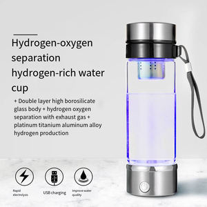 Générateur de bouteille d'hydrogène rechargeable <span class=keywords><strong>Ioniseur</strong></span> d'eau portable et générateur d'eau atmosphérique Bouteilles d'eau hydrogénée - Product Image 4