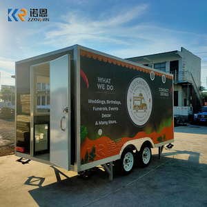 Remorque Mobile Café, Remorque Alimentaire et Boissons avec Cuisine Complète, Food Truck <span class=keywords><strong>de</strong></span> Rue, Chariot Café Personnalisé pour Usage Commercial - Product Image 5
